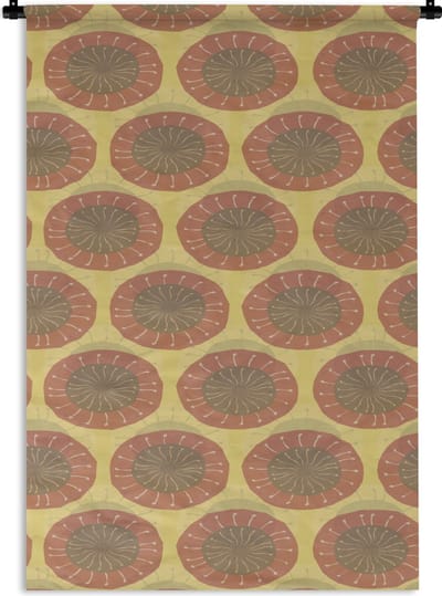 Wandkleed - Wanddoek - Zonnebloemen - Patroon - Zuid-Amerika - 60x90 cm - Wandtapijt