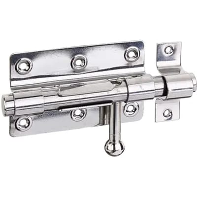 Alberts Sluitgrendel Met Bevestigd Tegenstuk - Rvs - 100x153 Mm