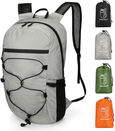 Opvouwbare Rugzak voor Wandelen en Sport - 15 Liter Ademend en Ultralicht