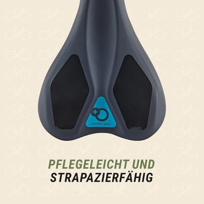 MTB Zadel - Fietszadel Traagschuim - Sportief Fietsen - Ergonomisch Smal Design - 279 x 142 mm - Zwart