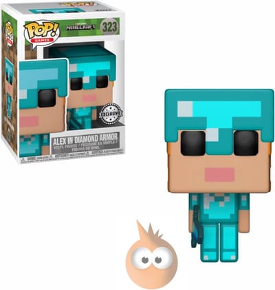 Funko Pop! Games: Minecraft - Alex (In Diamond Armor) #323
