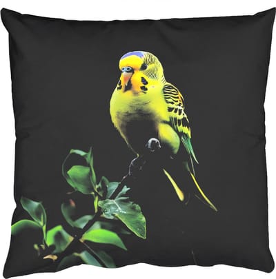 Sierkussens - Kussentjes Woonkamer - 50x50 cm - Parkiet - Tak - Bladeren - Geel