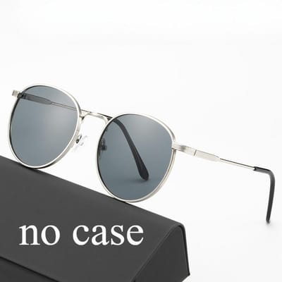 Cadre Rond en Métal Forme Forme Miroir Plat Nouveau Élégant Européen et Américain Pour Hommes et Femmes lunettes de soleil lunettes de soleil hip-hop