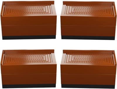 Bedverhogers, vierkante lift, bedvoetbooster, verhoging van de hoogte met 7,5 cm of 15 cm, verstelbare bedverhogers voor tafel, stoel, bank, bank, slaapzaal, 11,5 x 6 x