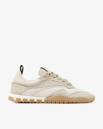 VIA VAI Frenkie Aaron Sneakers Heren - Leer,Su�de,Textiel - Beige
