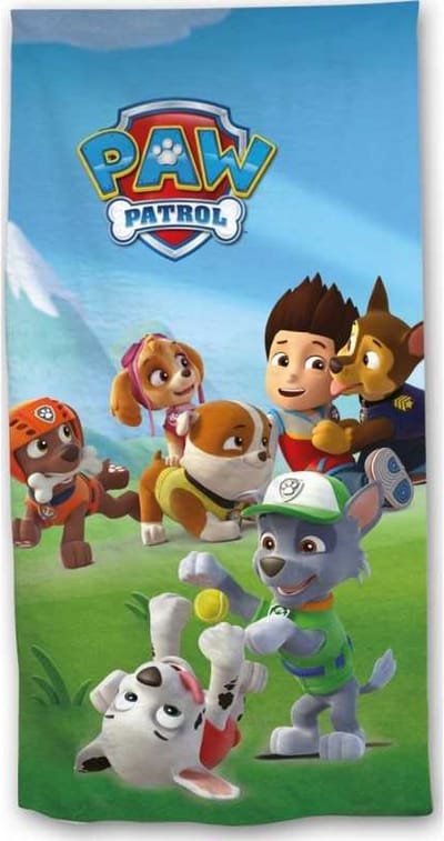 Paw Patrol Badlaken - 70 x 140 cm. - PAW Patrol handdoek / strandlaken - 100% katoen