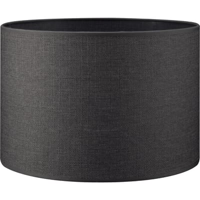 Home Sweet Home Lampenkap Canvas cilinder - van stof - storm grijs - Moderne stoffen Lampenkap - 30/30/20cm - E27 lamphouder - voor tafellamp,
