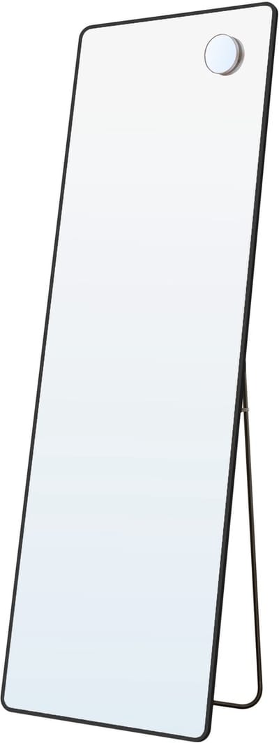 SONGMICS - Spiegel - Spiegel staand - Aluminium Frame - Met Vergrotende Spiegel