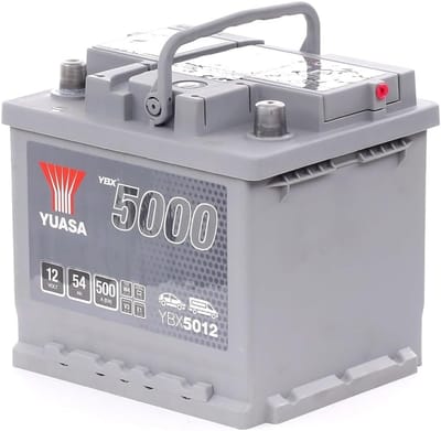 Autobatterij - Voertuigbatterij Startaccu - Auto Starten - Hoge Prestaties - 12V 54Ah - Zilver