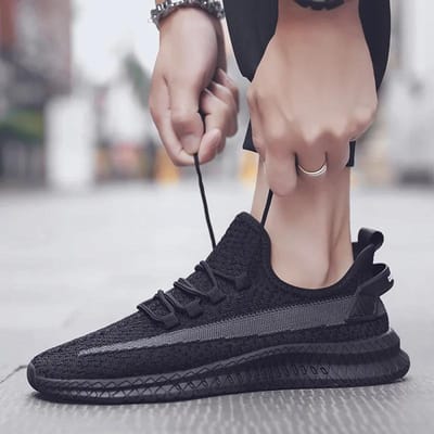 Heren Tennisschoenen Nieuw Ademende Sportschoenen Hoge Kwaliteit Heren Schoenen Trainers Sneakers Deportiva 43 gray