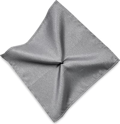 JB Collection - Pochets - pochet zilver lurex - zilver