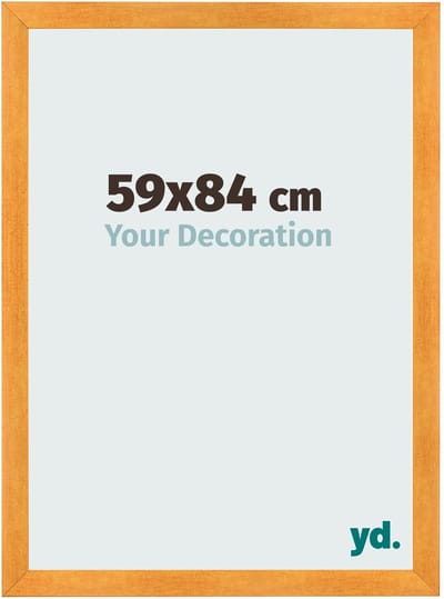 Your Decoration - Fotolijst 59x84 cm - MDF - Oranje - Pisa
