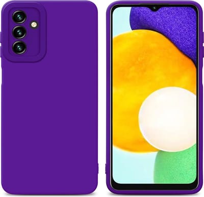 Cadorabo Hoesje geschikt voor Samsung Galaxy A13 5G in FLUID DONKER PAARS - Beschermhoes gemaakt van flexibel TPU silicone Cover Fluid Case