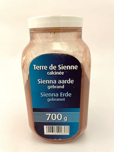 Lambert Chemicals Kleurpigment - Kleurpigment in poeder voor verf en cement - Sienna Aarde gebrand - 700 gr