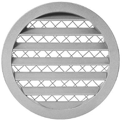 160mm Ventilatierooster met Muisbescherming - Aluminium en Weerbestendig