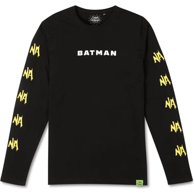 Batman Surf's Up NA NA NA t-shirt met lange mouwen - Zwart - L