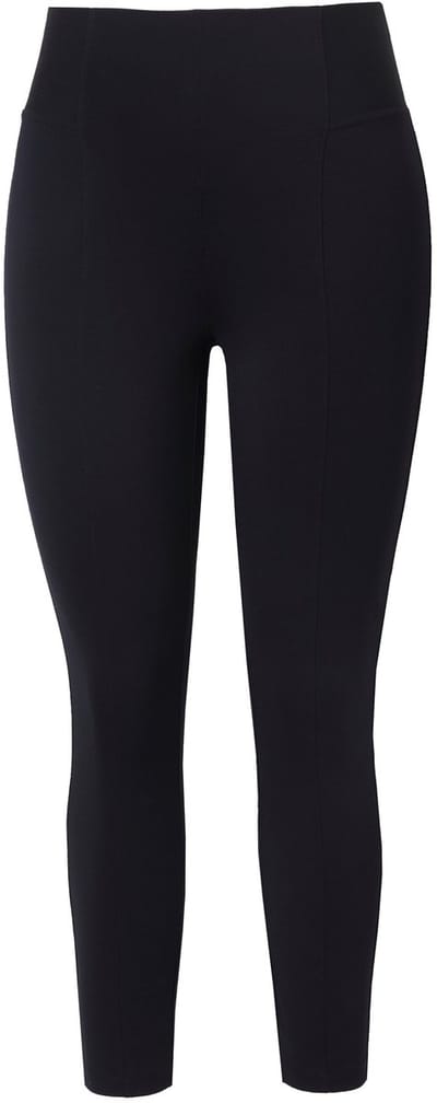 MIAMODA - Dames - modelwear legging slim fit brede elastische tailleband - Zwart - Maat 44