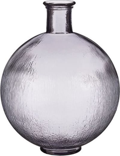 Mica Decorations Vaas Qin - 34x34x42 cm - Glas - Paars