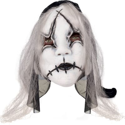 Halloween latex Griezelmasker Bezeten Pop