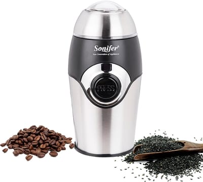 Sonifer SF-3507 Elektrische Koffiemolen – 200W – Roestvrij Staal | Compact & Krachtig