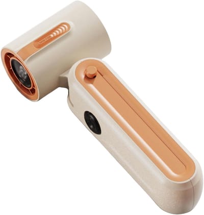 VHV - Bureauventilator - usb bureauventilator - USB oplaadbaar, opvouwbaar, met digitaal display - voor kantoor, slaapkamer, thuiswerken