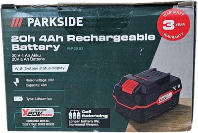 SnelShoppen - Krachtige 20V Lithium-Ion Accu 4Ah voor X20V Team Apparaten - Oplaadbare Batterij met 3-Fase Laadindicator en Hoge Capaciteit - Geschikt