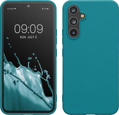 kwmobile telefoonhoesje geschikt voor Samsung Galaxy A54 5G - Hoesje voor smartphone - Back cover in petrol