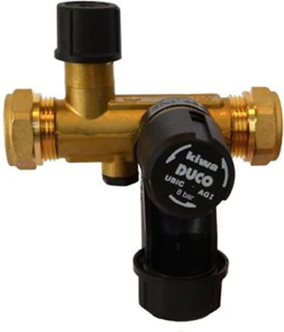 Pentec Duco Ubic - 3480-0-030-1 - boiler inlaatcombinatie - 22mm knel - 8bar - BFK15R