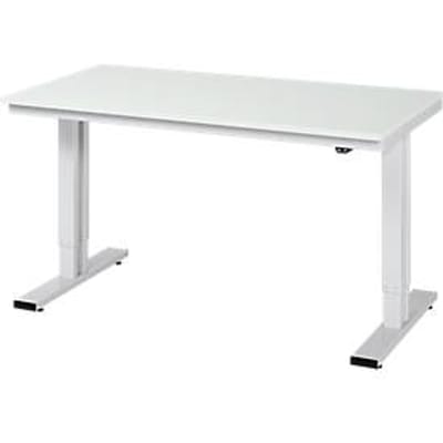 Werktafel serie adlatus 300, melamine blad, B 1500 x D 800 x H 720-1120 mm