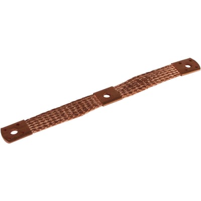 Dehn Overbruggingsvlecht Cu 50mm2 L 300mm Met Bevestigingsgaten - 377107