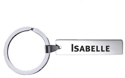Sleutelhanger Met Naam - Isabelle - RVS