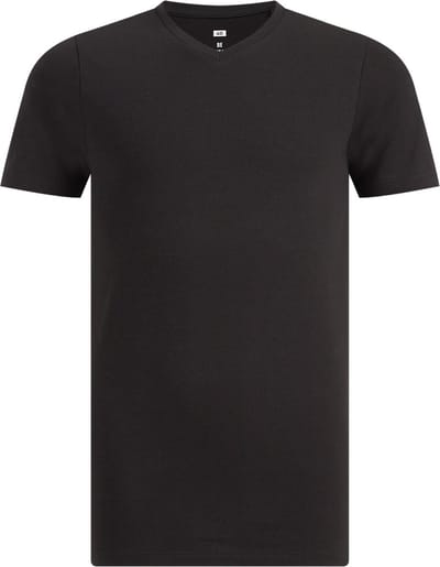 WE Fashion Jongens T-shirt met V-hals van katoenmix