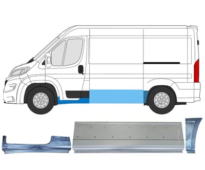 Reparatiepaneel set voor Opel Movano 2021-2026 / Links