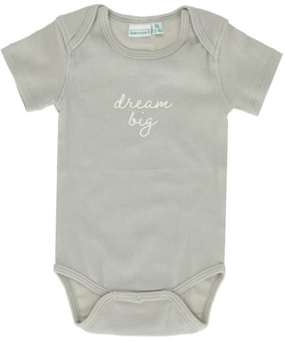 Babylook Romper Korte Mouw - Maat 50 - Mineral Grey