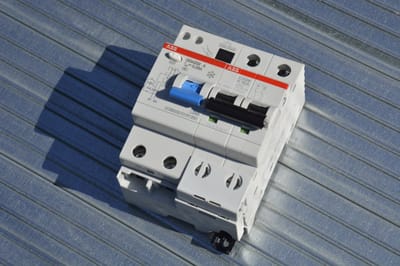 Aardlekschakelaar ABB DDA202 A incl. Dubbele groep  ABB S202M K 16A