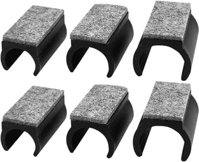 Stoelpoot Beschermers - Vloerdoppen Meubels - Krassen Voorkomen - U-vormige Grip - 6 Stuks - Multicolor