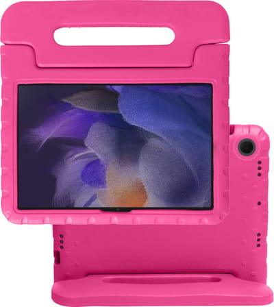 Hoes - Geschikt voor Samsung Galaxy Tab A8 - Kinderhoes Shockproof Bumper - Kidsproof Case - Tablet Hoesje - Kinder Hoes Cover - Roze