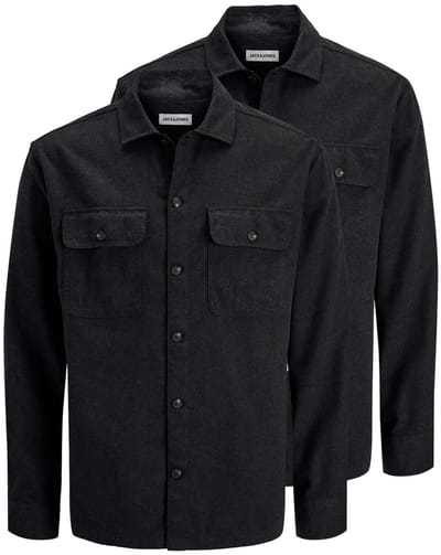 Jack & Jones Heren Overhemd jas / overshirt 2 pack Charge