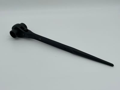 Ratel / Steigerratel / Werfpuntratel zwart 19 x 22 mm