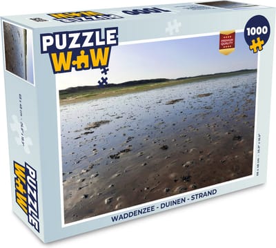 Puzzel Waddenzee - Duinen - Strand - Legpuzzel - Puzzel 1000 stukjes volwassenen