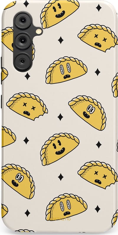 Casetastic Hoesje Geschikt voor Samsung A34 (5G) - Stijlvolle Beschermende Duo-layer Case - Pastei gerei