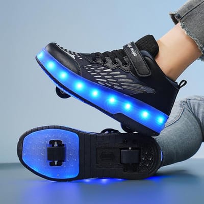 Wegren Schoenen Meisjes Roller Skating Jongens Burst Schoenen Studenten Onzichtbare Skates Onzichtbare Meisjes Schoenen op Wieltjes 40