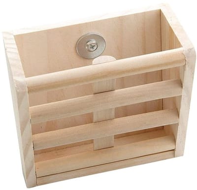 Onf3 - Konijnenhooi Feeder Rack - Houten Hooi Kribbe - Muur Monteerbaar - Voor