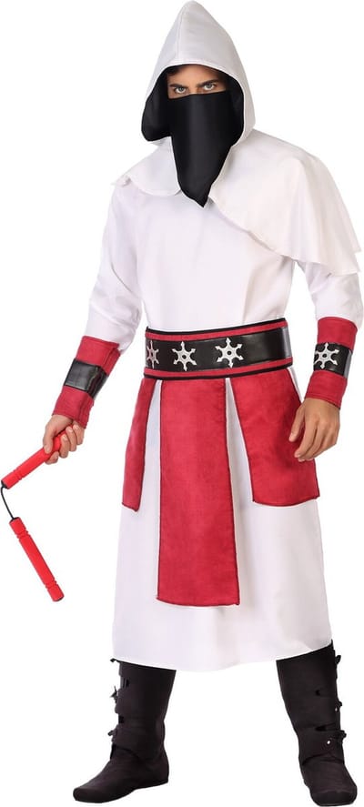 Ninja vechters verkleedpak/kostuum/gewaad voor heren - carnavalskleding - voordelig geprijsd M/L