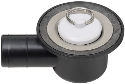 Reich - Haakse Afvoerplug - Afvoer - Sifon - Kunststof - Zwart - Ø 39 mm