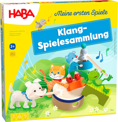 Haba !!! Spiel - Meine ersten Spiele - Klang-Spielesammlung (DE = F 1307105003 - NL 1307105005) (DE/E/F/NL/IT/ES).