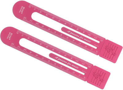 Dailygoods- Liniaal 12 cm - Aluminium - Lichtgewicht - Roestbestendig - Metalen Bladwijzer - Nauwkeurige Schaal - Meetlat