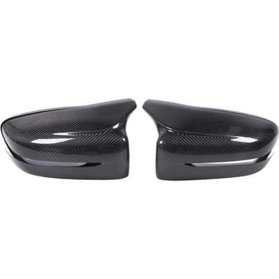 Cache de rétroviseur latéral en fibre de carbone anti-rayures enveloppant entièrement capuchon de rétroviseur pour G20 G22 G30 G11 LHD black