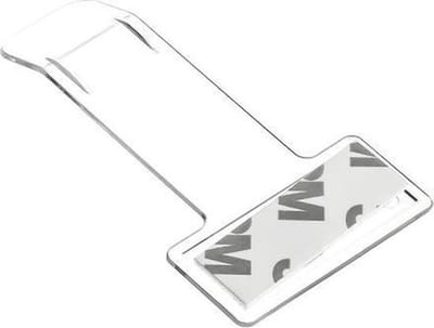 Knaak Auto Clip Houder - Parkeerkaart - Bon - Voorruit - Auto Accessoires - Transparant - 1 Stuk