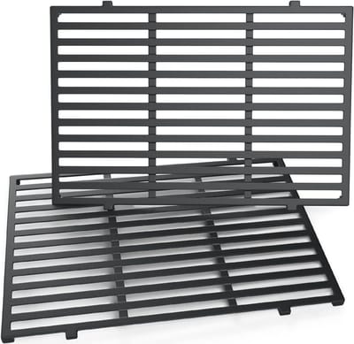 Grillroosters van Gietijzer 47.5 cm voor Weber Genesis II 300 Series Gasbarbecues, Vervangingsonderdeel voor E&S 310 315 320 325 340, Duurzaam en Hoge Kwaliteit
